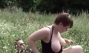 German Teen BBW Hooker win fucked Outdoor be worthwhile for Resource by Foreign