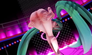 Hatsune Miku adventures anal sex for rub-down the first maturity and loves it MMD - By [KATSUOO]